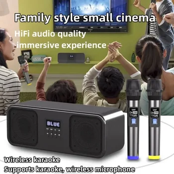 120W Caixa De Som Bluetooth Home Theater Sound System Par Casa Subwoofer HiFi Stereo Brezžični Mikrofon Karaoke Zvočnik