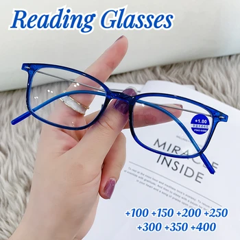 2023 Anti-Modra Svetloba Obravnavi Očala Celoten Okvir Očal za moške in ženske sevanjem Kvadratnih Optični Računalnik Očala