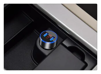 avto USB QC 3.0 Adapter za polnilnik LED Voltmeter za Peugeot Jeep, Harley-Davidson, Buick Bentley Scania