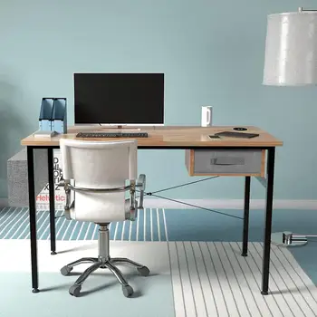 Home Office Računalnik Mizo S Predalom Prenosni Leseni Igralni Mizi Stoji Študija Postaji Mize Za Posteljne Sobe Pohištvo