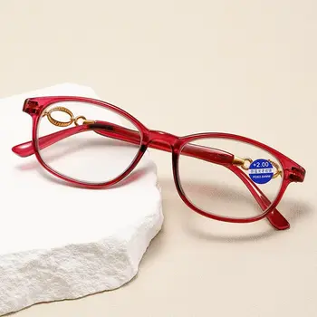 Nova Moda Anti-Modra Svetloba Kvadratnih Obravnavi Očala Ženske Moški Presbyopia Očala Na Recept Očala Daljnovidnost Očala