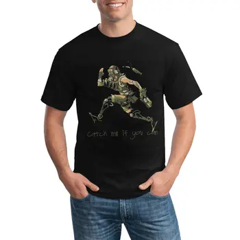 Oktansko Catch Me Trendi Na T-Shirts Mens Apex Legende Smešno Grafični T Majice Kratek Rokav Original Tshirt Ulica Slog Bombaž Tees