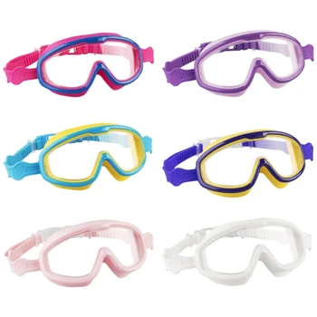 Otroci Plavanje Očala za Otroke Starosti 8-13, Hitro Sprostitev Trak Anti-Leak Očala R66E