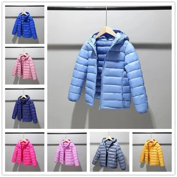 Otrok 2-14 let navzdol bombažno jakno oblačila za fante, dekleta bombaž, oblazinjeni oblačila otroci hooded runo coats P5076