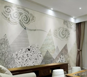 Ozadje po meri 3d photo freske minimalističen abstraktne krajine aqua oblak dekoracijo sten barvanje sten papirjev doma dekor zidana