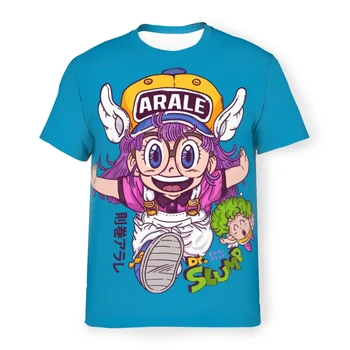 Poliester TShirt za Moške Dr. Krize Anime Srčkan Arale Osnovne Prosti čas Tanke T Shirt Novost Trendy