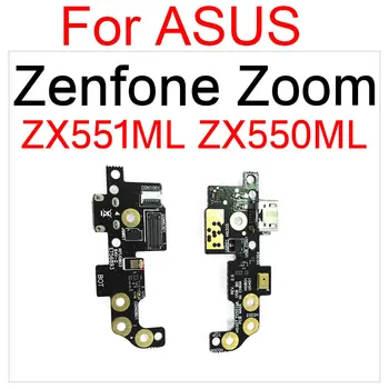 Polnilnik USB Odbor Za Asus Zenfone Zoom ZX550ML ZX551ML Polnjenja Priključek Vrata Odbor Flex Kabel Nadomestni Deli