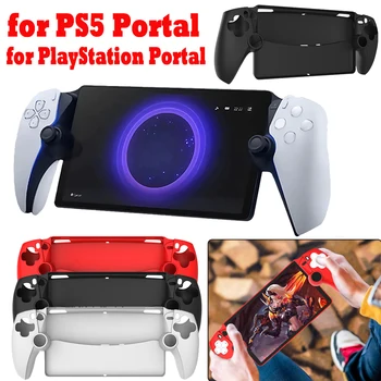 Silikonski Primeru Zaščitna Primeru Anti-Slip Polni Zaščitni Pokrov avtomat Oprijem Lupini Primeru za PlayStation Portal za Portal PS5