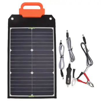 Solarni Polnilnik Plošča 50 w Nepremočljiva Solar solarnimi Curek Polnjenje Komplet Za Kampiranje RV Backpacking Piknik Potovanja, Pohodništvo Cesti