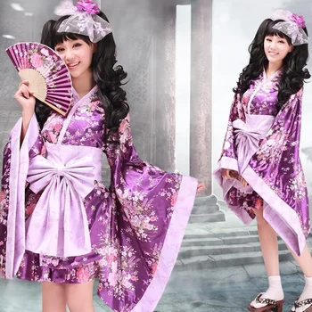 Tradicionalni Japonski anime dekle Azijske oblačenja, high-end ženski gejša enotna oblačila