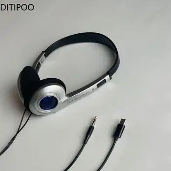 Y2k Osebnost Retro Slušalke Tisočletja Veter Slušalke Blue Black Modni Slog Slušalke na Ušesu Slušalka 3,5 mm Tip C Slušalke
