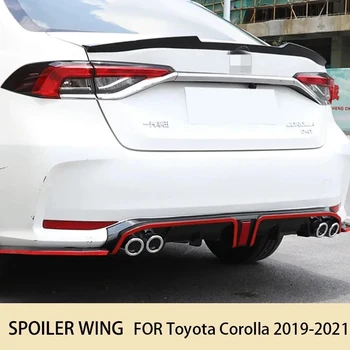 Za 2019-2021 Toyota Corolla Avto Preuredi Spojler Krila Visoko Kakovostne ABS Plastike Zadaj Prtljažnik za Ustnice Repne Plavuti Dodatki Zunanjost