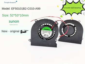 Čisto nov EF50101B2-C010-A99 dvojno žogo turbinski ventilator 52 * 53 * 10 MM 5 CM fan