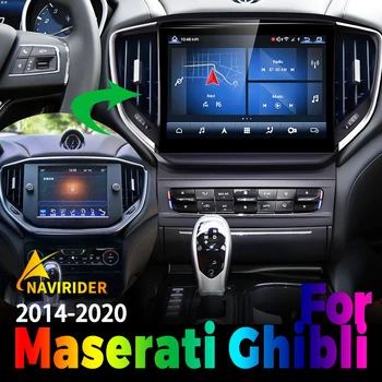 10.26 palčni Avto Android Radio, GPS Navigacija Predvajalnik Blu-Ray Zaslon Za Maserati Ghibli 2014-2020 CarPlay Multimedijski Predvajalnik Videa