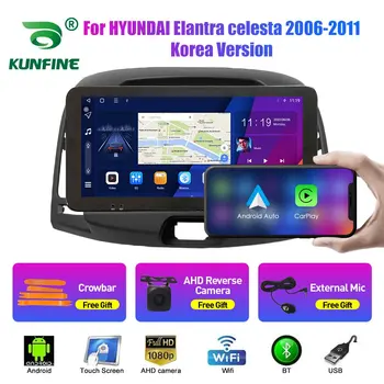 10.33 Palčni Avto Radio HYUNDAI ELANTRA celesta 2Din Android Jedro Octa Avtomobilski Stereo sistem DVD GPS Navigacija Igralec QLED Zaslon Carplay