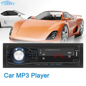 12V Autoradio 12 Pin FM AUX TF USB BT Podpora 1 Din Auto Dodatki Radio Avdio Avto MP3 Predvajalnik, Modra Osvetlitev