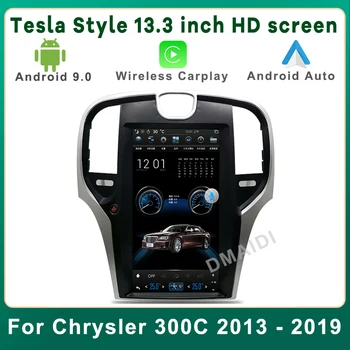13,3 palca Tesla Slog Zaslon Za Chrysler 300C 2013-2019 GPS Navigacija Avto Multimedijski Predvajalnik
