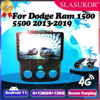 9 Inch Android 11 Radio Stereo Za Dodge Ram 1500 5500 2013-2019 Kabel Okvir Canbus Multimedijski Predvajalnik, Wifi 4G LTE Carplay Auto