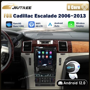 Android 12 Za Cadillac Escalade 2006-2013 Avto Večpredstavnostna Radio Predvajalnik 10.4 Palčni Tesla Navpično Zaslon Tipka Navi Brezžični Carplay