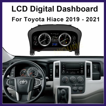 Avto Digitalno nadzorno ploščo Instrument Grozd Sistem Linux Cruiser Prilagodljivi LCD Plošči merilnik Hitrosti Za Toyota Hiace 2019-2021