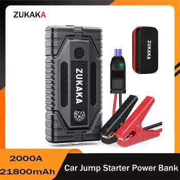 Avto Jump Starter Baterije Portable Power Bank 12V 21800mAh Zasilne Razsvetljave, Močan Booster Hitro Auto Polnilnik Zagon Naprave