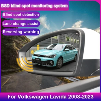 Avto Slepa Pega, Sistem za Zaznavanje BSD BSA BSM Avto Senzorji Voziti Vzvratno Ogledalo Spremljanje Za Volkswagen Lavida 2008-2023