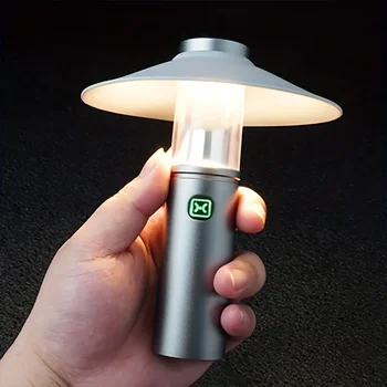 CORKILUX Kamp Svetlobe USB Polnilna Svetilka Namizje Vrt Magnetni Šotor lahki Prenosni Izmenljive Silikonski Pokrov Plamen Svetilke