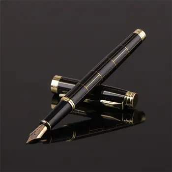 Deluxe Kovinski Nalivno Pero, brez Črnila za ponovno Polnjenje Zamenljivih Kaligrafsko Pero za Pisanje in Risanje 0,5 mm