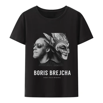 Dj Boris Brejcha Klasična Maska T-SHIRT Hip-hop Techno Glasbe Unisex Moške Poletne L Udobno O-vratu Kratko-sleev