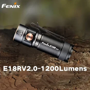 Fenix E18R V2.0 1200Lumens Ultra-Kompaktno EOS Svetilka Tipa C Polnilna Vključujejo ARB-L16-700P Baterije