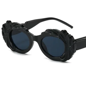 Hip Hop sončna Očala Ženske Voal sončna Očala Osebnost Oblak Očala Anti-UV zaščitna Očala Retro Adumbral Google 7 Barv