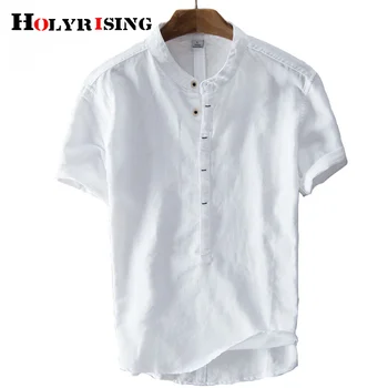 Holyrising 2018 novo srajco za moške pomlad priložnostne Perilo, bombaž kratka sleeved s diha Kul s 4 barve 18819