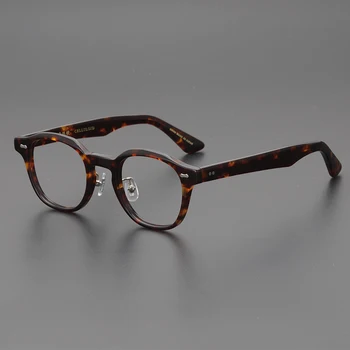 Japonska oblikovalec blagovne znamke ročno očal okvir moških vrh kakovosti KC60 optična očala za Kratkovidnost obravnavi žensk recept očala