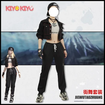 KIYO-KIYO FF14 Cosplays Final Fantasy XIV Hip hop obleko Cosplay Kostum Celoten sklop