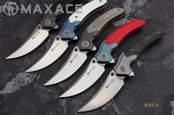 Maxace Nož Rock TC4+G10 Ročaj M390 Folding Nož Rezilo Taktično Preživetje Noži Lov Kampiranje Eos Orodja Lovski Nož