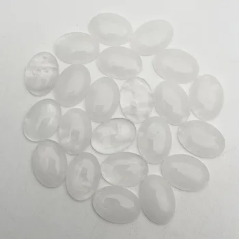 Moda naravnega kamna kristalno kroglice za nakit, izdelava 25X18MM cab chrysoprase Čar Obesek, prstan pribor 20Pcs/veliko debelo