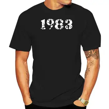Moški 1983 t shirt Tiskanje Kratek Rokav S-XXXL Prosti čas, Udobno Fit poletje Slike majica
