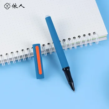 Nova barvna Kovina Nalivno Pero, Modro Nib EF Trenja Toplotne Izbrisljivi Lepo Teksturo Odlično Pisanje Poslovnih Urad Pero