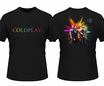 novi Britanski CoolPlay Pop Band T-shirt moda za moške men ' s tour T-shirt coolplay T-shirt ženska kratka sleeved bombaž barva tee