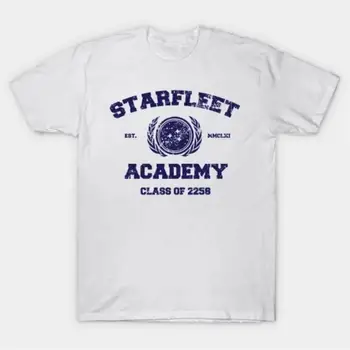 Novo prispeli t-shirt za človeka grafični t srajce Starfleet Akademija T Shirt Odraslih tee-shirt Prevelik Klasičnih kratek rokav tshirt moški