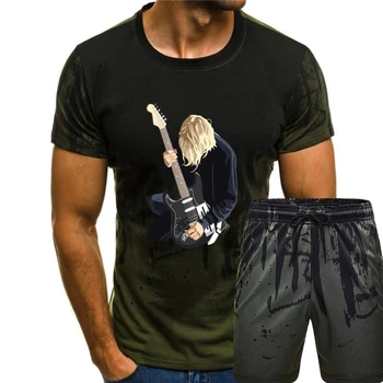 Odrasli Smešno T-Shirt Očetov Dan, Božično darilo za Rojstni dan Darilo - Kitara Bog Rock Glasbe moški majica s kratkimi rokavi
