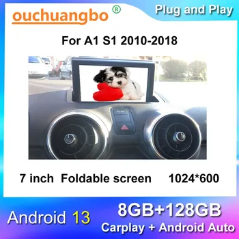 Ouchuangbo radio snemalnik za 7 palčni A1 S1 2010-2018 Android 13 stereo gps navigacija multimedijski predvajalnik videa carplay
