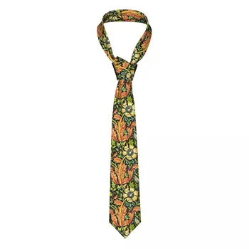 Po meri William Morris Letnik Cvetlični Kravato Mens Formalno Svile Tekstilni Vzorec Kravatni za Stranke