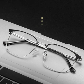 Pol Rimless Optičnih Očal Okvir z Receptom Modra Svetloba Blokiranje Očala Moških Recept za Očala Oculos De Grau 3828J