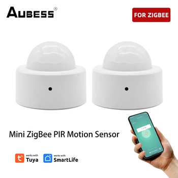 Tuya Zigbee3.0 Človeško Telo Senzor Brezžično Smart Gibanje Telesa Mini PIR Detektor Gibanja Home Security System Prehod Zahteva
