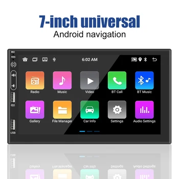 Univerzalna GPS, Bluetooth, WIFI 7 Palčni Multimedijski Predvajalnik, Video Audio Android 11 4-USB Ogledalo Povezavo avtoradio 2 Din FM Sprejemnik