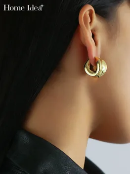 Urad Ženske Oblikovalec Silvering Uhani Za Ženske Stranka Gilding Earwear Pendientes Mujer Priložnostne Nakit