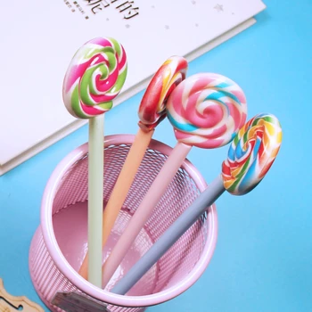Ustvarjalne Cute Sweet Lollipop Kemični Svinčnik Kawaii Šoli Dobava Pisarniške Tiskovine Brezplačen Sladkarije Styling Novost Smešno Lep