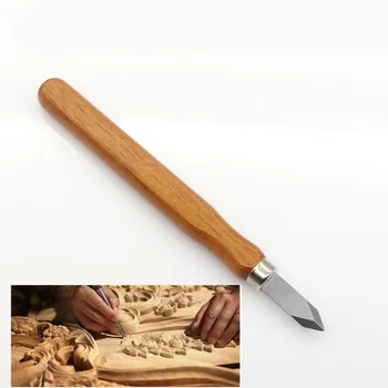 Visoka Kakovost Rezalno Orodje Woodcut Carver Carving Noži Za Obdelavo Lesa Opozoril Kiparstvo Nož Lesnoobdelovalnih Cut Čip Čiščenje Orodja