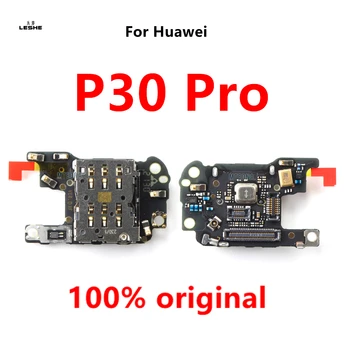Za Huawei P30 Pro SIM/SD Kartic Imetnika Conecction Odbor Z Mikrofonom Flex Kabel